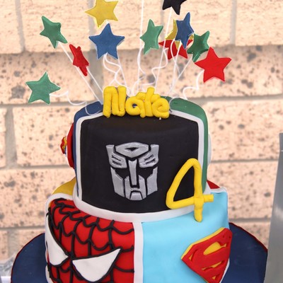 Superhero Cake