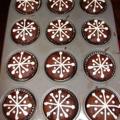 Snowflake Cupcakes