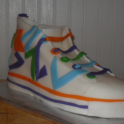 Converse Shoe Cake