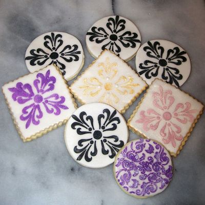 Stenciled Cookies