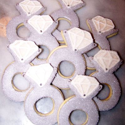 Engagement Ring Cookies