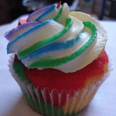 Rainbow Cupcakes
