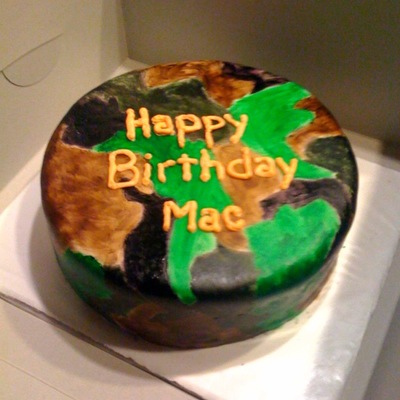 Camo Cake