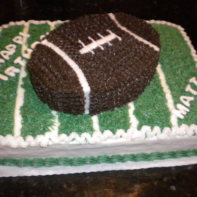 Football Birthday Cake