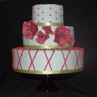 Springtime Wedding Cake