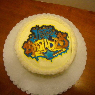 Graffiti Cake