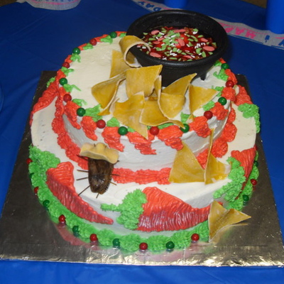 Salsa Themed Cake ( La Cucaracha)