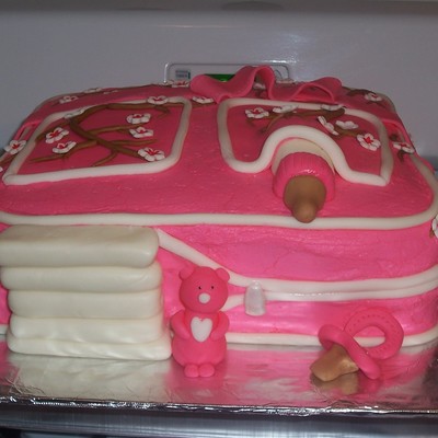 Diaper Bag Cake