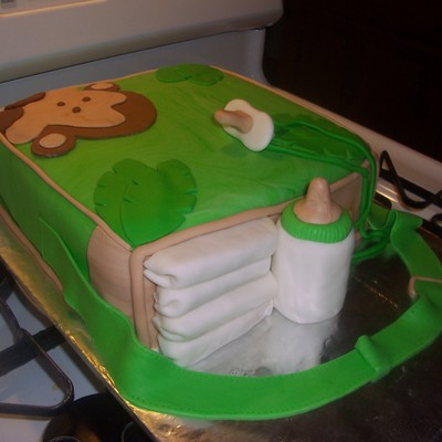 Diaper Bag Cake