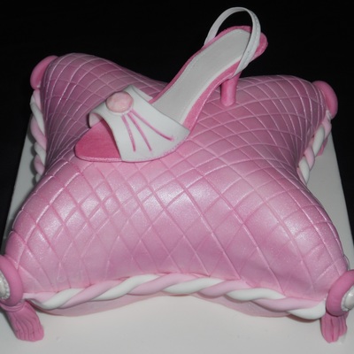 Pink Pillow Show Cake!