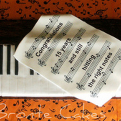Life Size Piano Keyboard Cake!!!