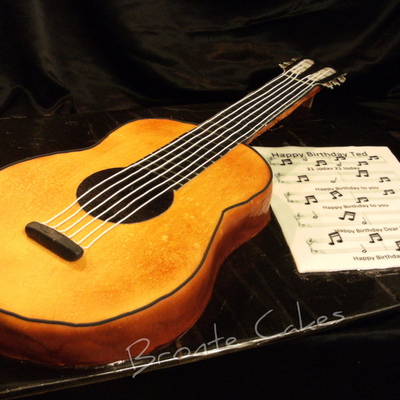 21St Birthday Guitar Cake