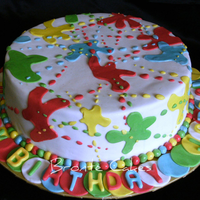 Paintball Cake