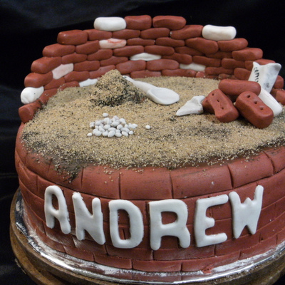 Andrew The Builder Birthday Cake