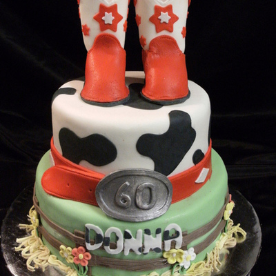 Cowgirl Boots Cake