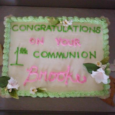 1St Communion Cake
