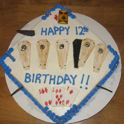 Criss Angel Mind Freak Birthday Cake