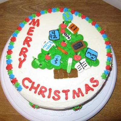Teacher's Christmas Cake