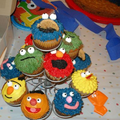 Sesame Street Cupcakes