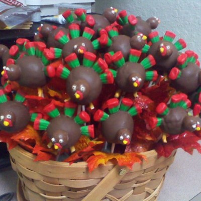 Turkey Cake Pops