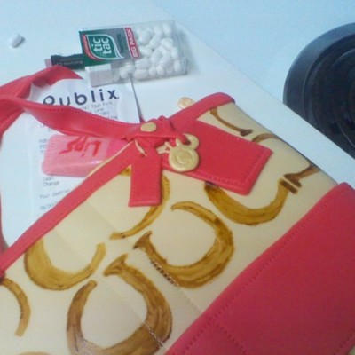 Coach Purse Cake
