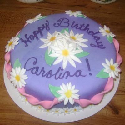 Daisy Birthday Cake