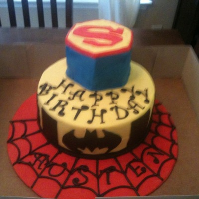 Superheros Birthday Cake