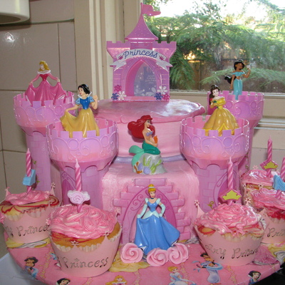 Princess Castle Cake