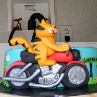 Biker Garfield