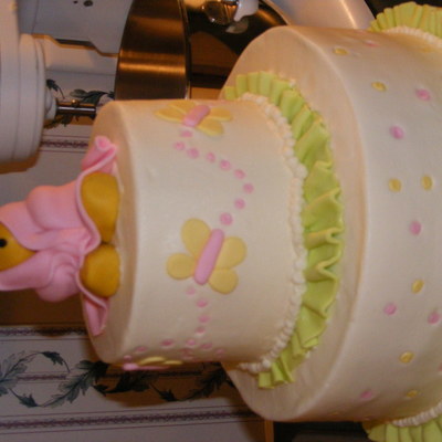 Pooh Shower Cake