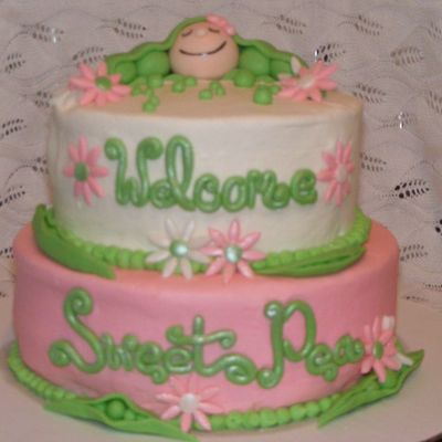 Girly Sweet Pea Cake