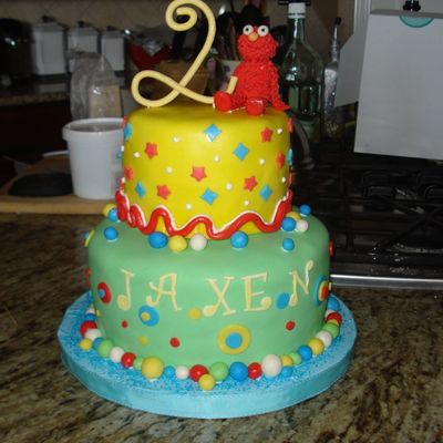 Elmo Cake