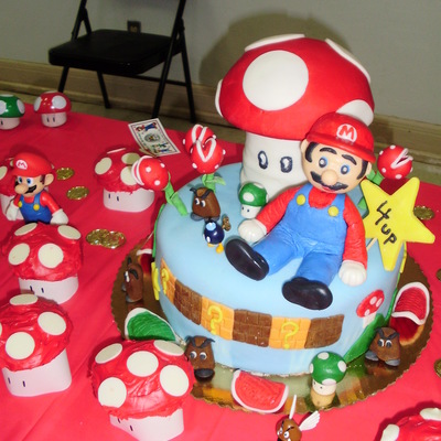 Super Mario Birthday Cake