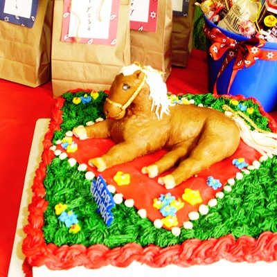 Horse Birthday Cake