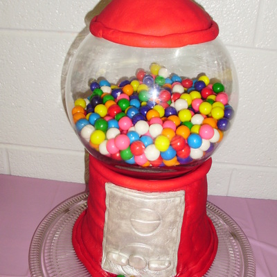 Gumball Machine Cake