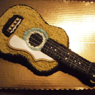 Country Guitar Cake