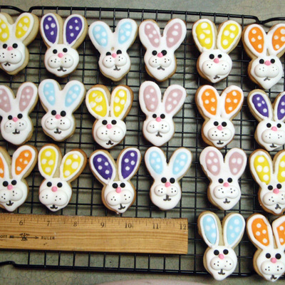 Mini Easter Bunny Cookies
