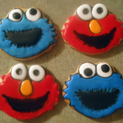 Elmo & Cookie Monster