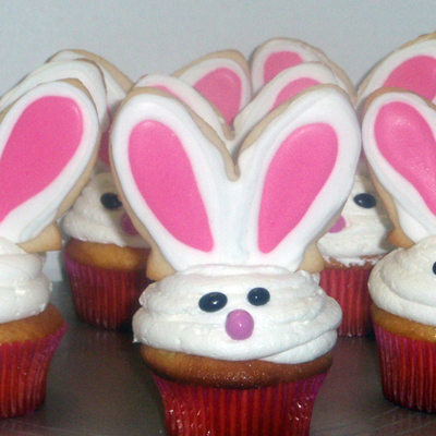 Easter Bunny Cupcakes