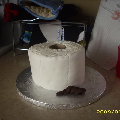 Toilet Paper Cake