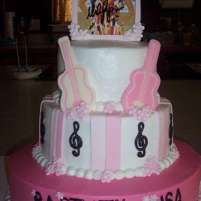 Miley Cyrus Fan Cake