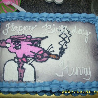 Pink Panther Cake