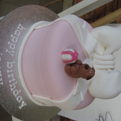 Gift Box Birthday Cake