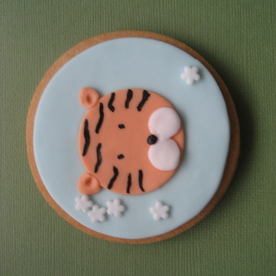 Chinese New Year Tiger Cookie