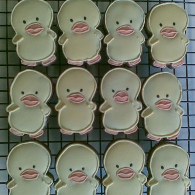 Baby Duck Cookies