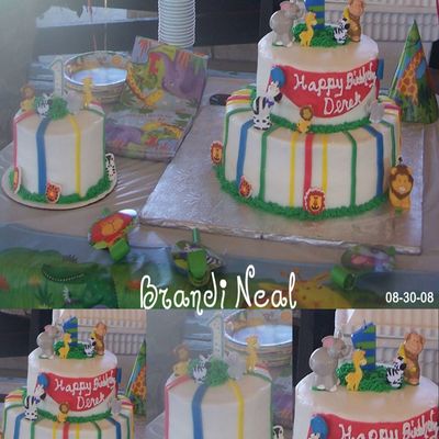 1St Birthday Jungle Animals