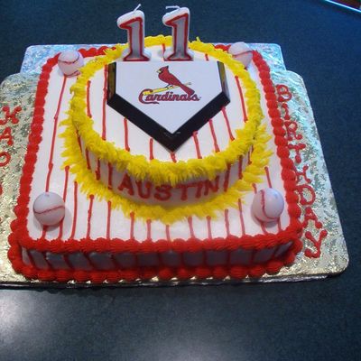 Cardinal's Birthday Cake