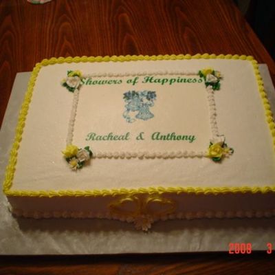 Racheal's Bridal Shower Cake