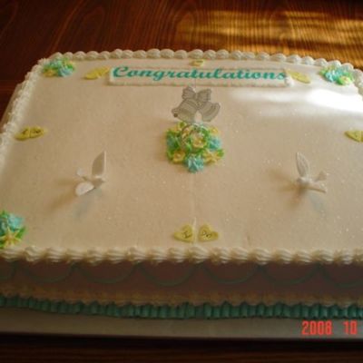 Simple Wedding Cake!!