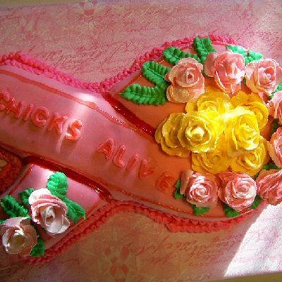 Chicks Alive Breast Cancer Support Group Cake